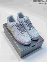 Nike Air Force 1 Low Sneakers, Gray Patterned