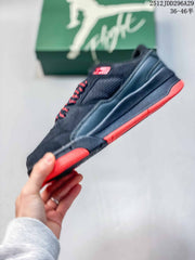 Jordan Flight Court AJ4 Retro Sneakers Black Red 2512JDD296A29