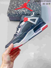 Jordan Spizike Low Sneakers in Charcoal and Red FQ1579-001