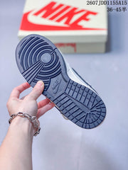 Nike SB Dunk Low Gray White Navy Sneakers