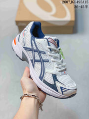 ASICS GEL-1130 White Navy Orange Sneakers 2607JGD495A15