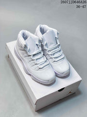 Jordan Air Jordan 11 Retro White High-Top Sneakers