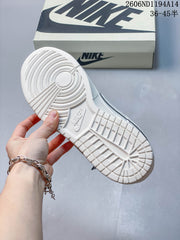 Nike Dunk Low Retro DIY White and Navy Sneakers