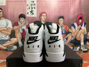 Jordan 6 Retro White and Black High-Top Sneakers