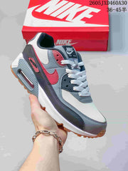 Nike Air Max 90 Sneakers in Grey, White and Red