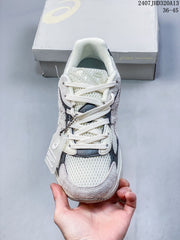 ASICS GEL-1130 Retro Running Sneakers in Cream and Gray
