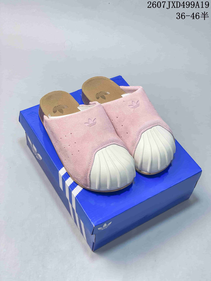 adidas Adimule Pink Closed-Toe Mule Sneakers