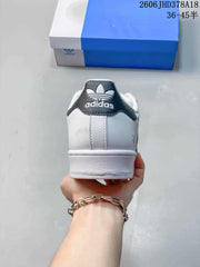 Adidas Originals Superstar White and Black Low-Top Sneakers