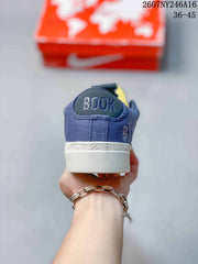 Nike Devin Booker Blazer Low Blue White Sneakers 2607NY246A16