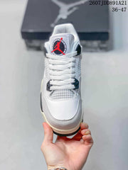 Nike Air Jordan 4 Retro Sneakers White Black Red IM4002-100