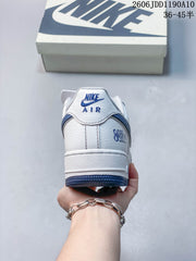 Nike Air Force 1 '07 Low White and Blue Sneakers