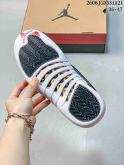 Jordan Air Jordan 12 High Basketball Sneakers Dark Gray 308317-001