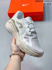 Nike Structure Plus Running Shoes in White and Pale Green