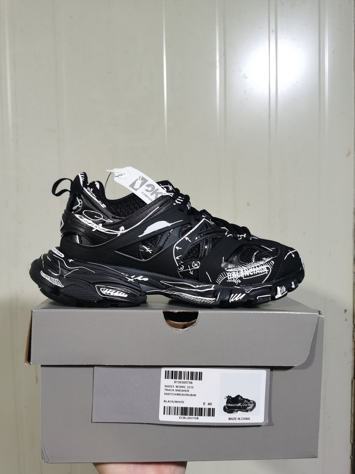 3.0 2315 Track Sneakers Black White
