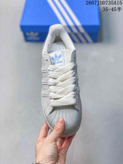 adidas Superstar Sneakers White Gray Blue 2607JDD735A15