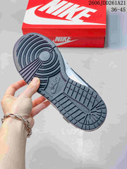 Nike Dunk Low Sneakers in Navy and White