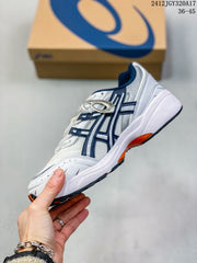 ASICS GEL-1090 White Navy Orange Sneakers