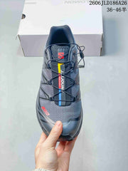 Salomon XT-6 Camo Trail Running Shoes, Gray – 612860YWT