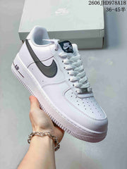 Nike Air Force 1 Low White and Black Sneakers